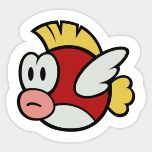 Paper Cheep-Cheep Sticker